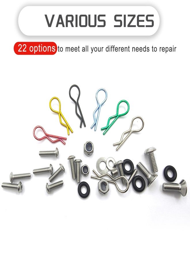 HOPLEX 1008PCS Universal RC Screw Kit Screws Assortment Set 304 Stainless Steel Hardware Fasteners for Traxxas Axial Redcat HPI Arrma SCX10 Losi 1/8 1/10 1/12 1/16 Scale RC Cars Trucks Crawler - Image 2